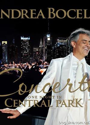安德烈波切利 :纽约中央公园之夜演唱会海报封面图