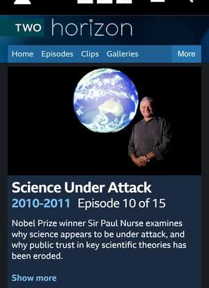 BBC Horizon: Science Under Attack海报封面图