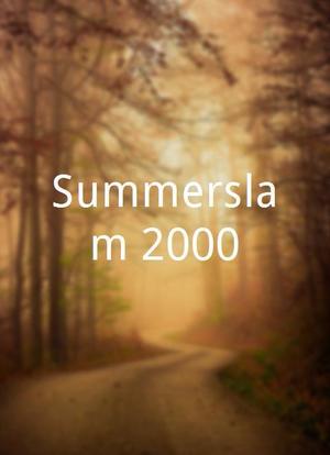 Summerslam 2000海报封面图