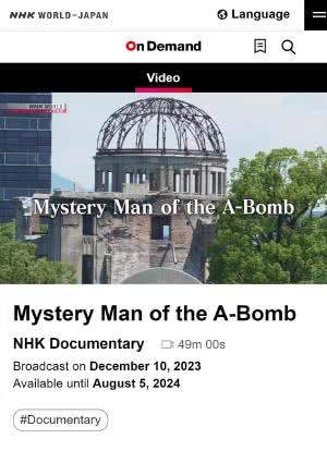 Mystery Man of the A-Bomb海报封面图