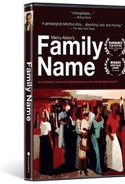 Family Name海报封面图