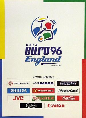 1996年英格兰欧锦赛海报封面图