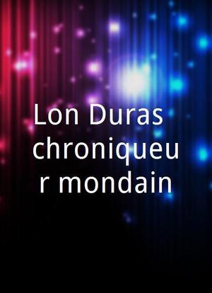 Léon Duras, chroniqueur mondain海报封面图