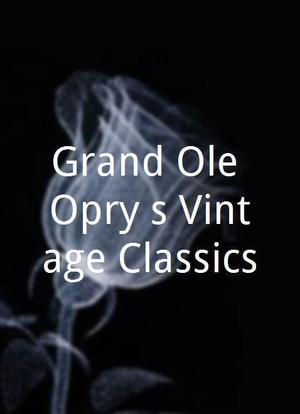 Grand Ole Opry's Vintage Classics海报封面图