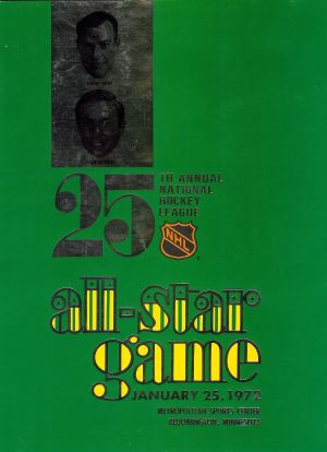 1972 NHL All-Star Game海报封面图