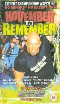 ECW November to Remember 1999海报封面图