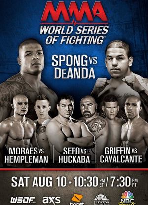 World Series of Fighting 4: Spong vs. DeAnda海报封面图