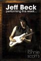 Stuart Watts Jeff Beck Performing This Week... Live at Ronnie Scotts