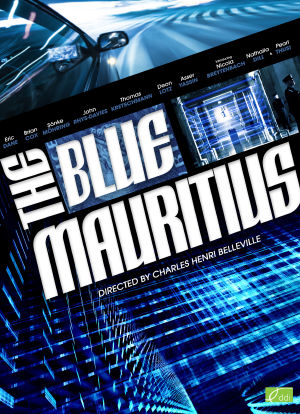蓝色毛里求斯海报封面图