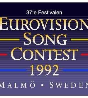1992年欧洲歌唱大赛海报封面图
