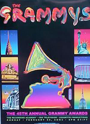 第45届格莱美音乐大奖颁奖典礼海报封面图