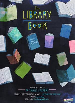 图书馆的一本书海报封面图