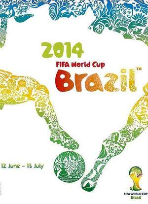 2014年国际足联巴西世界杯海报封面图