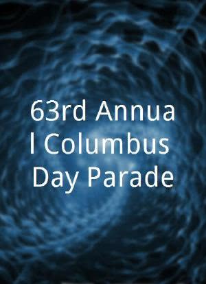 63rd Annual Columbus Day Parade海报封面图