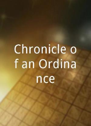 Chronicle of an Ordinance海报封面图