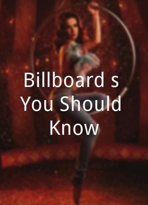 Billboard&apos;s You Should Know海报封面图