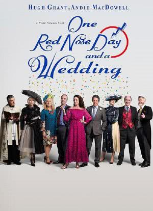一个红鼻子日与一个婚礼海报封面图
