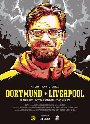欧联杯1/4决赛多特蒙德VS利物浦海报封面图