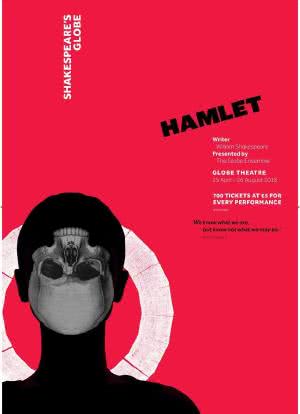 Hamlet Shakespeare's Globe海报封面图