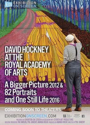 银幕上的展览：大卫·霍克尼在皇家艺术研究院海报封面图