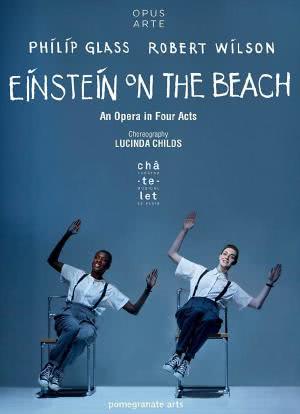 爱因斯坦在沙滩上海报封面图