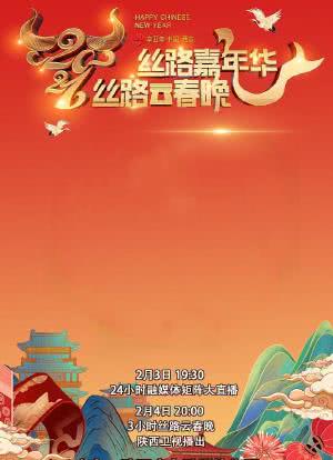 2021陕西卫视丝路云春晚海报封面图