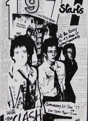 冲撞乐队：1977年元旦海报封面图