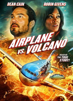 飞机和火山海报封面图
