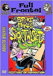 史派克与麦克恶心扭曲卡通节海报封面图