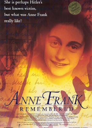 安妮·弗兰克回忆海报封面图