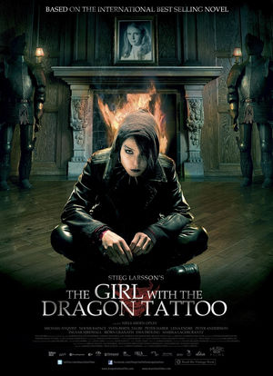 龙纹身的女孩海报封面图