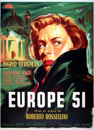 1951年的欧洲海报封面图