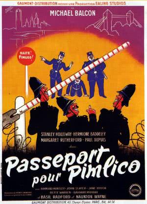 通往皮姆利科的护照海报封面图