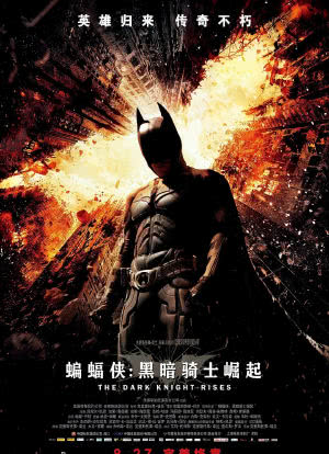 蝙蝠侠：黑暗骑士崛起海报封面图