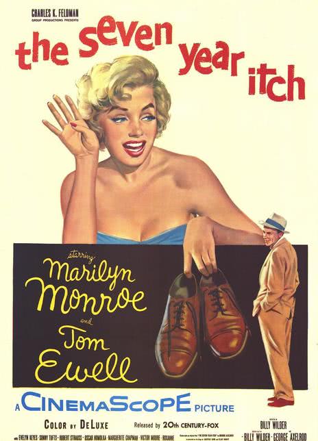 1955玛丽莲梦露经典爱情喜剧《七年之痒》HD1080P 迅雷下载