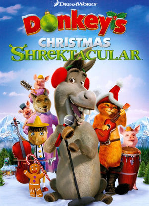 史莱克圣诞特辑：驴子的圣诞歌舞秀海报封面图