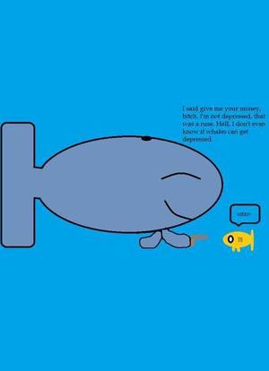 一头抑郁的鲸鱼海报封面图