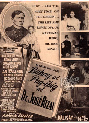 Ang buhay at pag-ibig ni Dr. Jose Rizal海报封面图