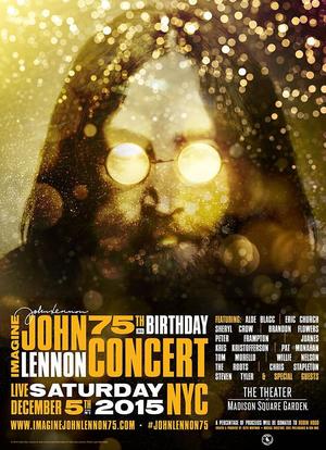 想象：约翰·列侬诞辰75周年纪念音乐会海报封面图