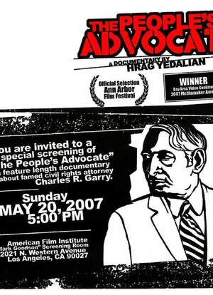 The People's Advocate: The Life & Times of Charles R. Garry海报封面图