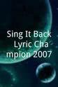 David Goldstrom Sing It Back: Lyric Champion 2007
