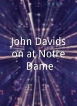 John Davidson at Notre Dame