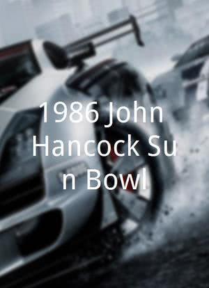 1986 John Hancock Sun Bowl海报封面图