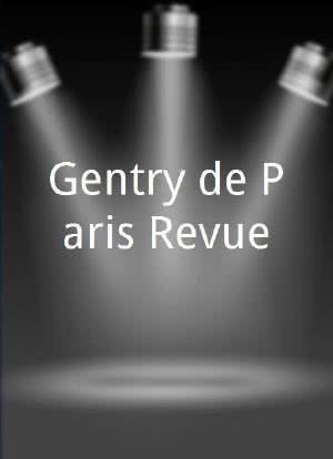 Gentry de Paris Revue海报封面图