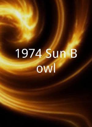 1974 Sun Bowl海报封面图