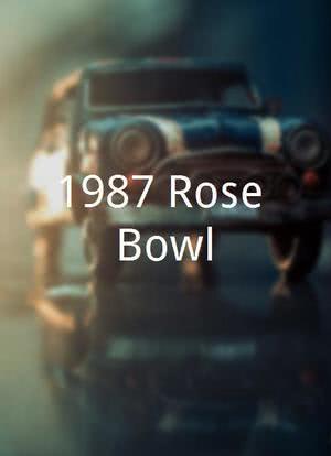 1987 Rose Bowl海报封面图