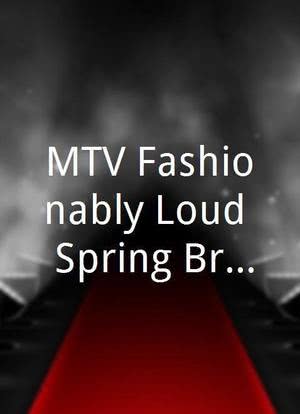 MTV Fashionably Loud: Spring Break, Cancun 2001海报封面图
