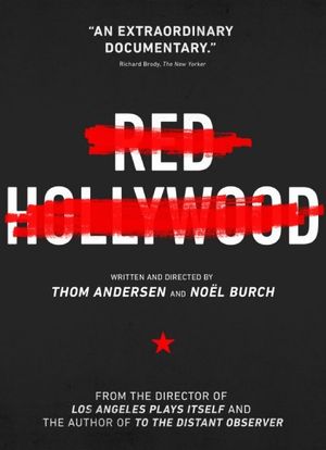 红色好莱坞海报封面图