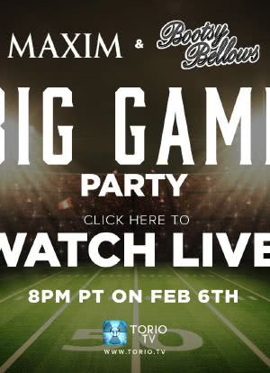 Maxim Magazine & Bootsy Bellows Big Game Live海报封面图
