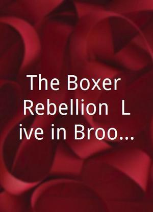 The Boxer Rebellion: Live in Brooklyn海报封面图